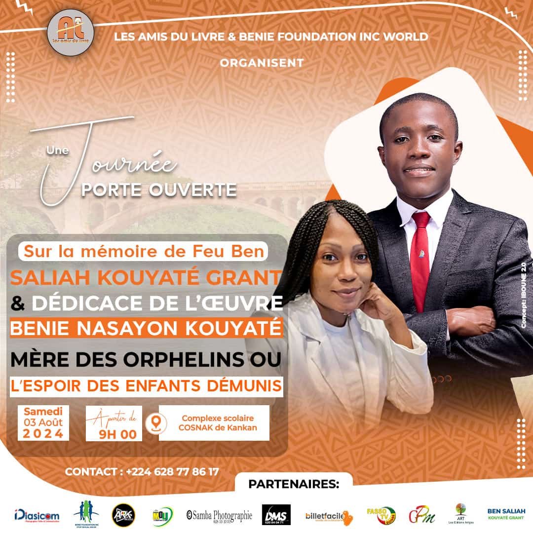 Célébration de la Journée Internationale Panafricaine des Femmes au Mali: Le jeune écrivain Guinéen, Sanassy M'bemba CAMARA participe à des activités humanitaires avec la structure Benie Foundation Inc World. 1 Célébration de la Journée Internationale Panafricaine des Femmes au Mali: Le jeune écrivain Guinéen, Sanassy M'bemba CAMARA participe à des activités humanitaires avec la structure Benie Foundation Inc World.