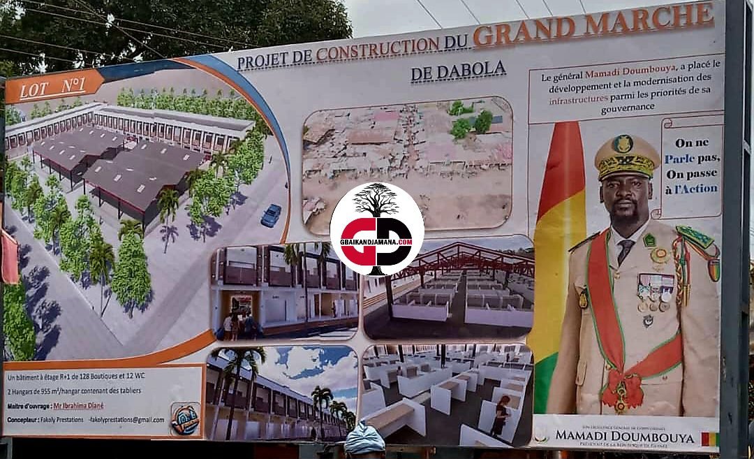 Dabola : Construction du nouveau grand marché « c'est un bâtiment de type R+1...»
