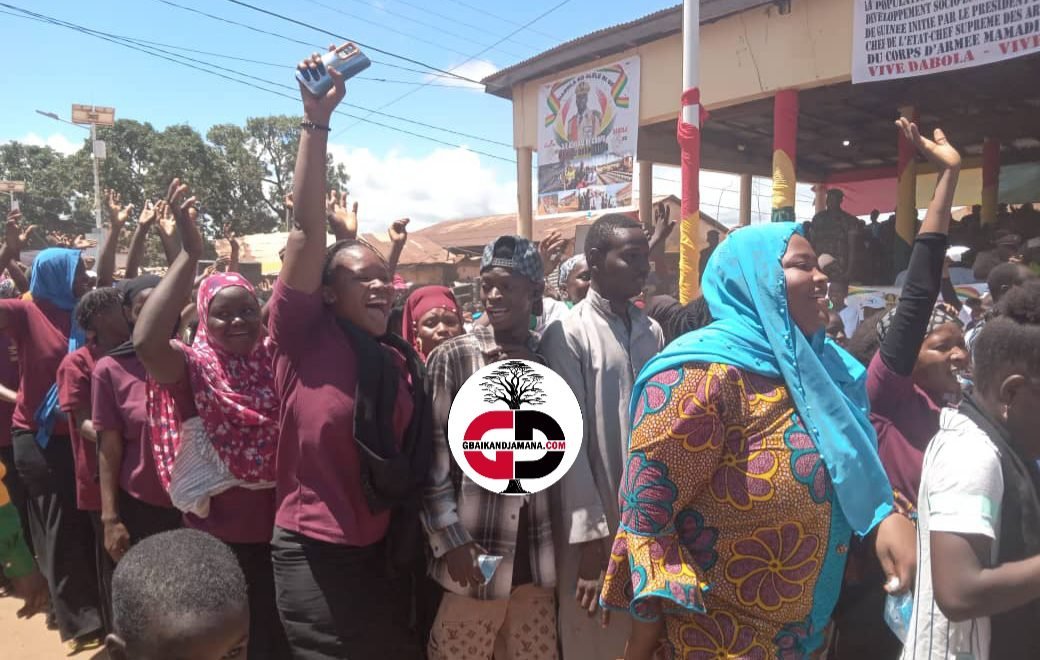 Dabola : l'an 3 ans du CNRD au pouvoir, célébré par les citoyens.