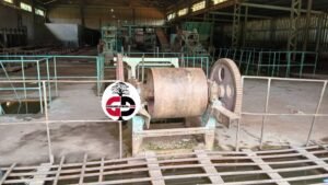 Kankan : abandonnée, l'usine de briqueterie est actuellement sous le contrôle des herbes et les animaux, qui s'y abritent ( constat)