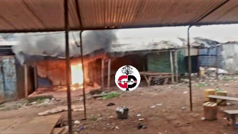 Kouremalé (Siguiri) : Des dégâts matériels enregistrés dans un incendie mystérieux au grand marché.