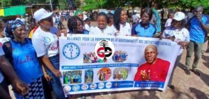 Kankan : Une forte mobilisation de la population pour célébrer l'an 66 ans de l'indépendance de la Guinée.