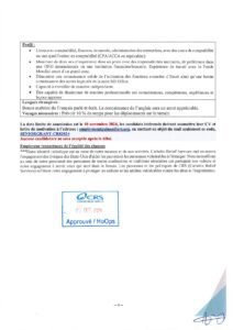 Opportunité d'emploi : CRS lance un avis de recrutement d’un Comptable de subvention Senior ( Voir le document)