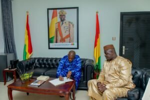 Kigali : Aly Badara CONDÉ Reçu à l'Ambassade de la République de Guinée au Rwanda.