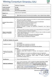 Urgent / Winning Consortium Simandou lance un appel d'offre ( Voir les Postes)
