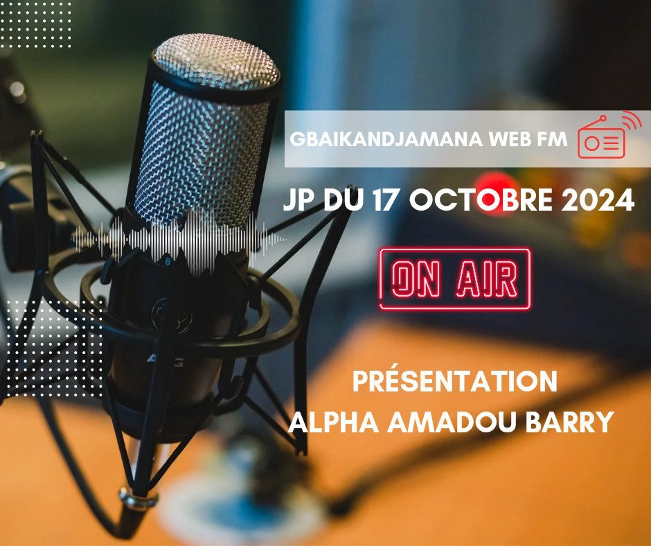 JP DU 17 OCTOBRE 2024 / PRÉSENTATION : ALPHA AMADOU BARRY 5 JP DU 17 OCTOBRE 2024 / PRÉSENTATION : ALPHA AMADOU BARRY