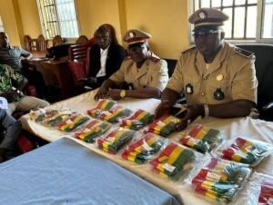 Faranah : Le gouverneur préside la cérémonie de remise des cocardes aux autorités locales 2 Faranah : Le gouverneur préside la cérémonie de remise des cocardes aux autorités locales