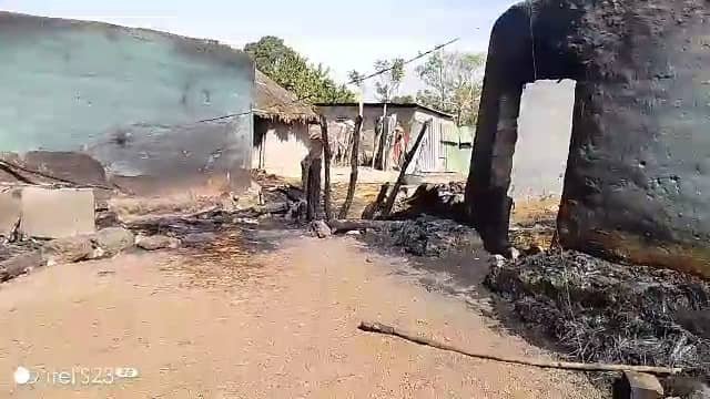 Incendie dévastateur à Dalado : Plusieurs dégâts matériels enregistrés dont 15 cases. 