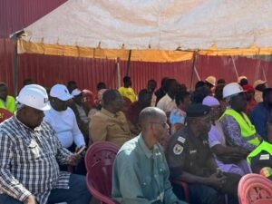 Faranah : Les autorités procèdent à la pose de la première pierre du siège régional de L'ANAFIC