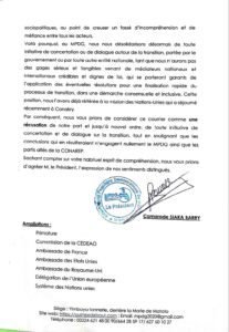 Dialogue annoncé : Le parti MPDG, de Siaka Barry, décline l'invitation de la coalition politique du CNRD.