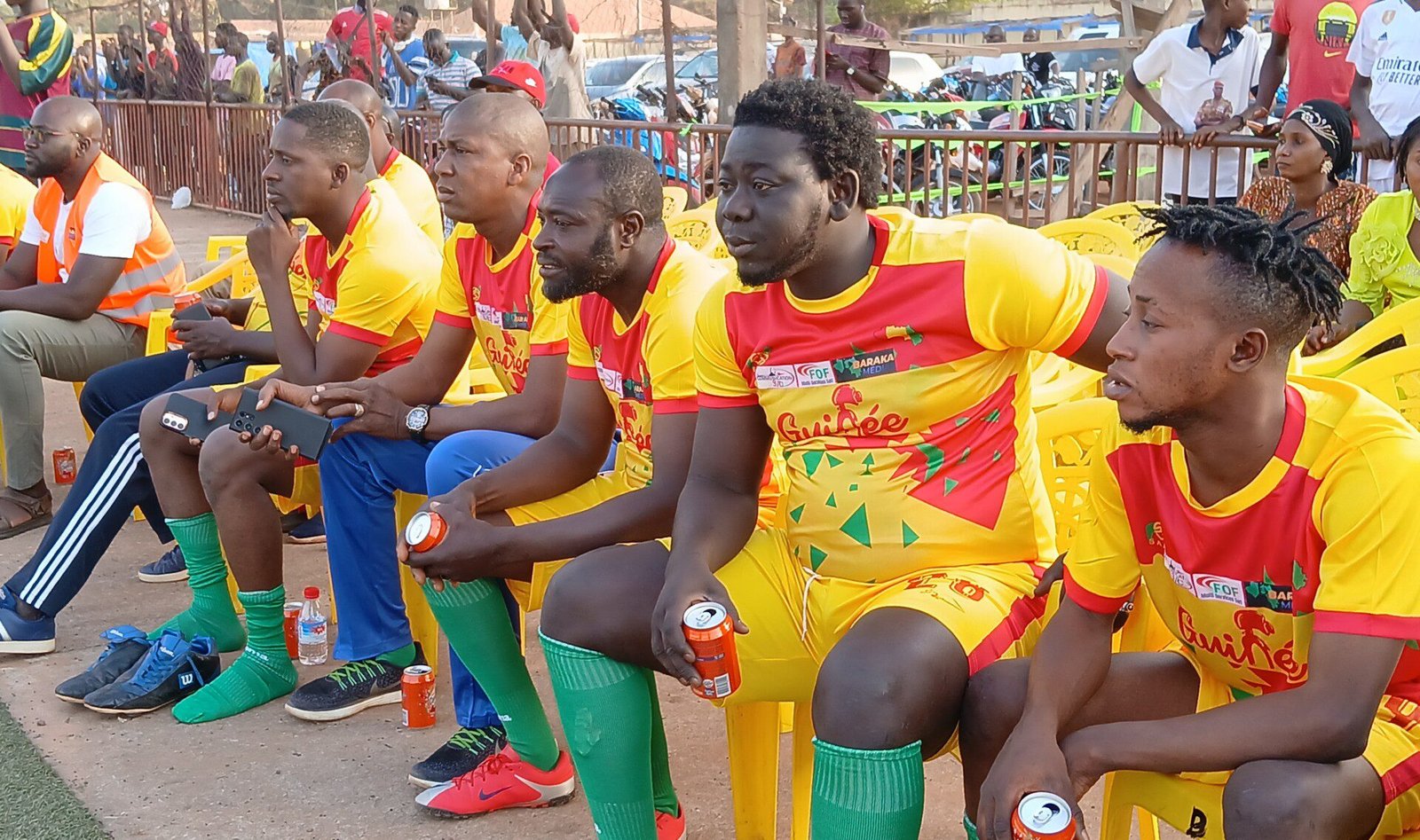 La 5ème édition du match de l'année à Kankan : Les participants se réjouissent et félicitent l'organisateur. 