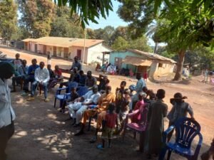 Faranah : L'Association des Jeunes Humanitaires pour le Développement de Dandaya procède à l'inauguration de sa nouvelle base.