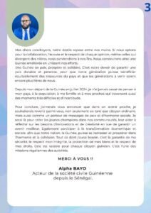 Alpha Bayo brise le silence : "La Guinée traverse une phase cruciale"