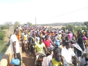 Kankan : Embouteillage monstre sur le pont Milo après la panne d’un camion