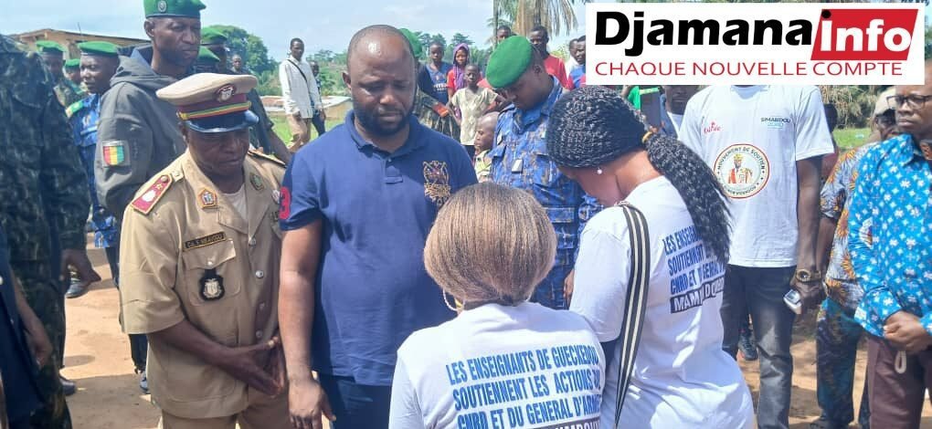 Guéckédou : Le ministre François Bourouno en tournée à Koundou, Bolodou et Kassadou