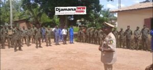 Gueckédou : le gouverneur de N’Zérékoré en visite à l’infanterie militaire de Nongoa