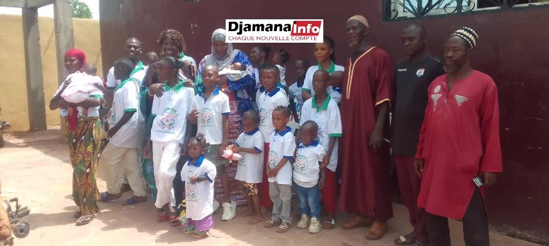 Siguiri : l’ong "les enfants de n’na djènè" apporte joie et réconfort à l’orphelinat "marie benbéta koma"