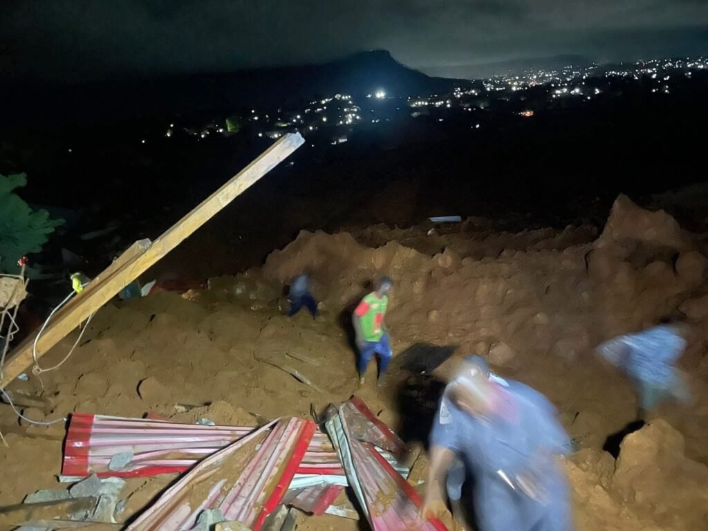 Manéah : glissement de terrain, plusieurs familles sous les décombres