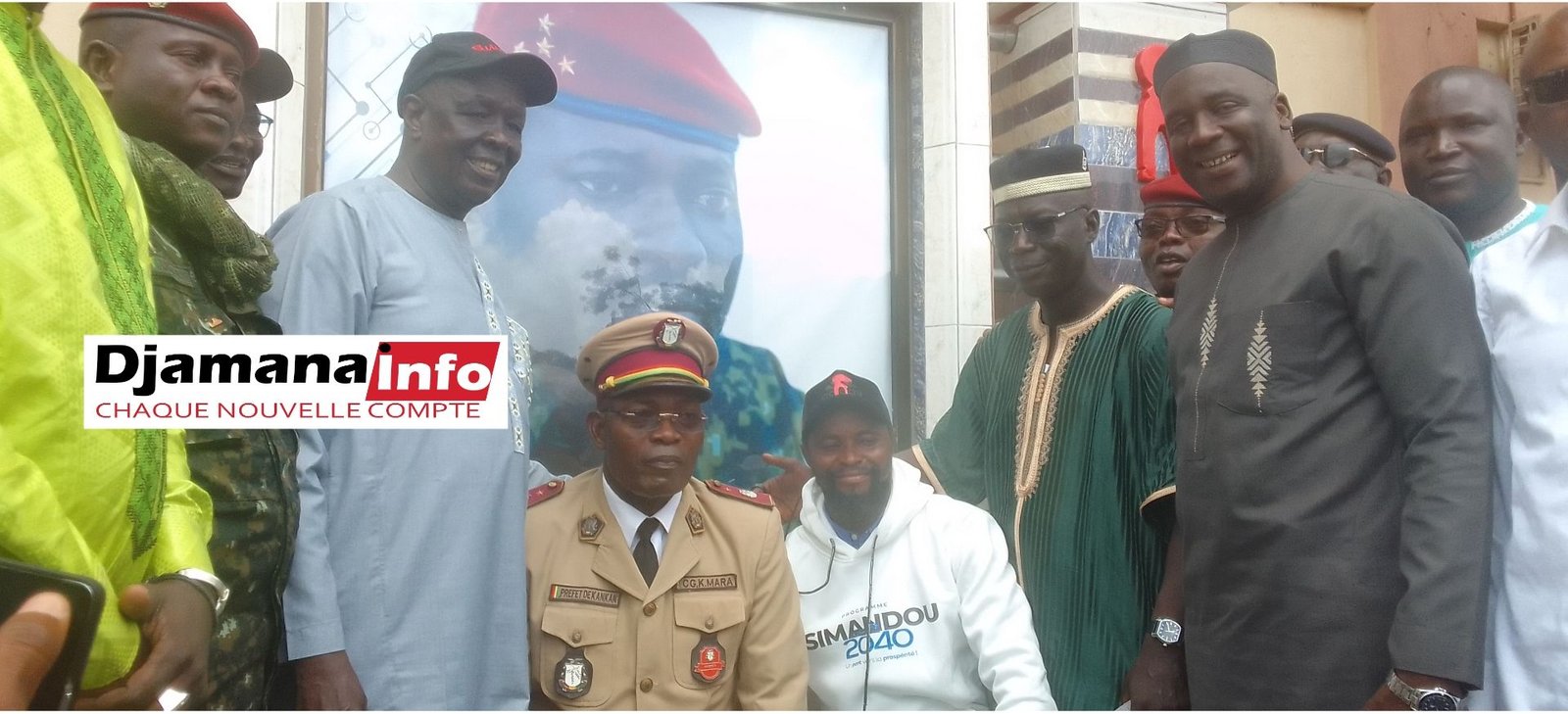 Kankan : une effigie du président mamadi doumbouya inaugurée en hommage à son engagement pour la nation