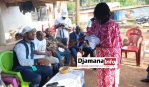 Gueckédou : le coordinateur préfectoral de la Synergie GMD 2025 reçu par les femmes du quartier Kesseniey
