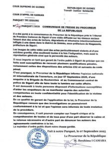 Siguiri : ouverture d’une enquête après la diffusion d’une vidéo de torture d’une femme