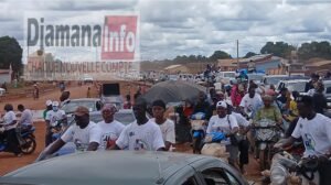 Kankan : accueil triomphal pour Demba Koulibaly, mobilisé en faveur du « Oui » à la nouvelle Constitution