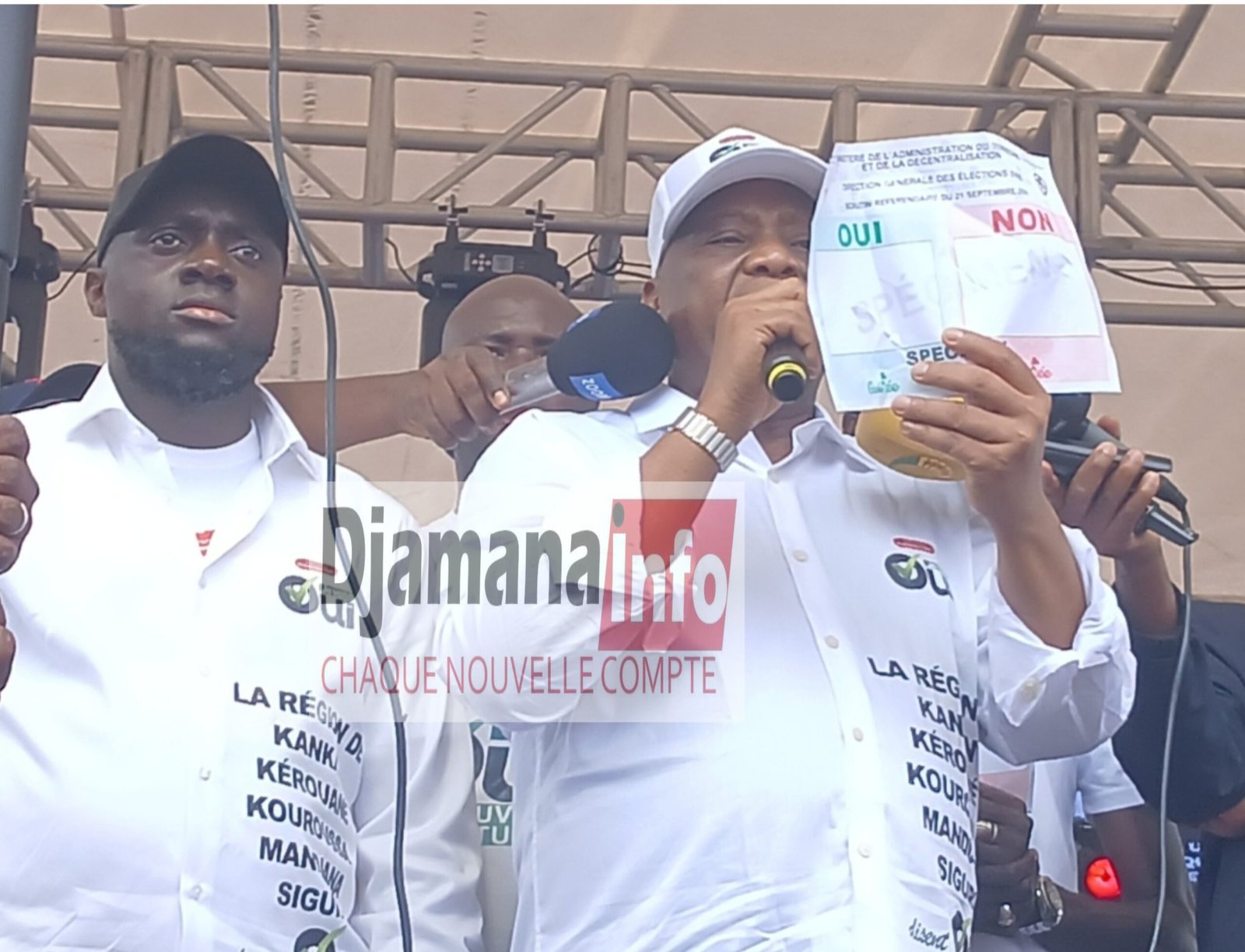 Référendum 2025 : « Voter oui, c’est choisir le bonheur », affirment les ministres Morissanda Kouyaté et Mory Condé à Kankan