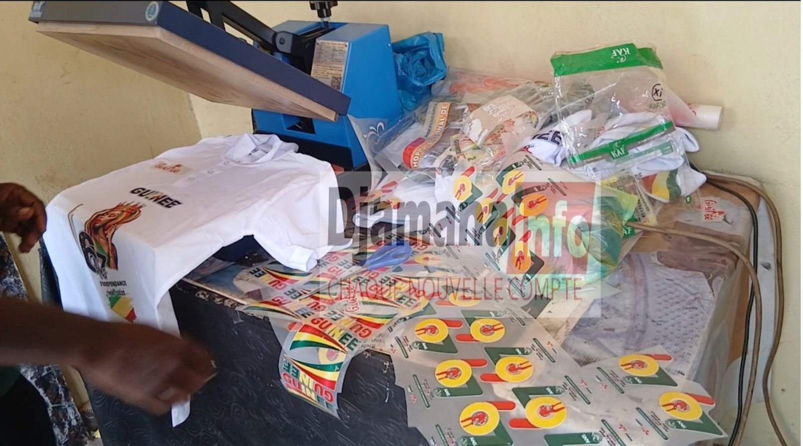 Kankan : immersion à Nabaya Impression, où l’engouement pour les T-shirts du 67e anniversaire de l’indépendance est en baisse