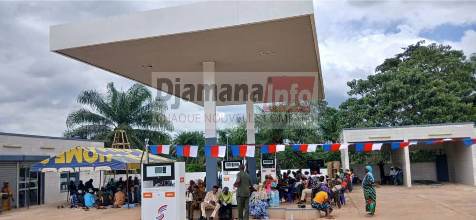 Guéckédou : une nouvelle station-service inaugurée à Nongolo pour renforcer l’approvisionnement en hydrocarbures