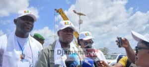 Faranah : le Premier ministre Amadou Oury Bah lance les travaux de reconstruction du grand pont sur le Niger