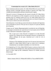Présidentielle 2025 : les avocats de Cellou Dalein Diallo saisissent la CEDEAO pour dénoncer une exclusion « illégale »