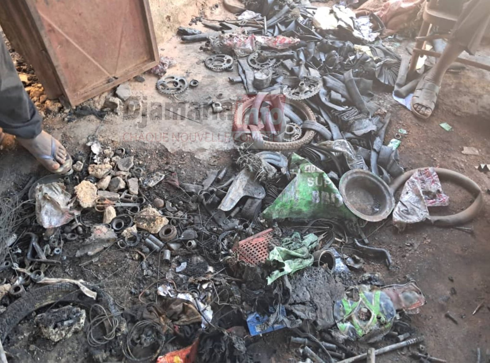 Kourémalé (Mali) : Un incendie ravage un magasin de vélos, d’importantes pertes enregistrées