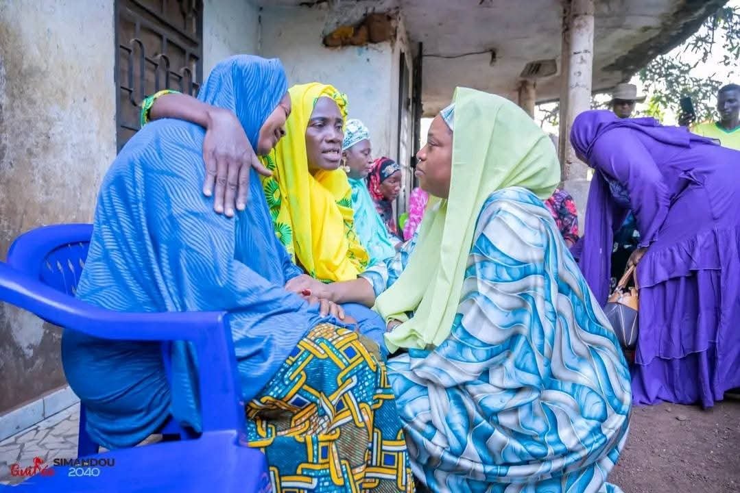 Sanoyah-Fassia : la ministre Pauline Lamah porte le message de solidarité du Gouvernement à la famille Keïta