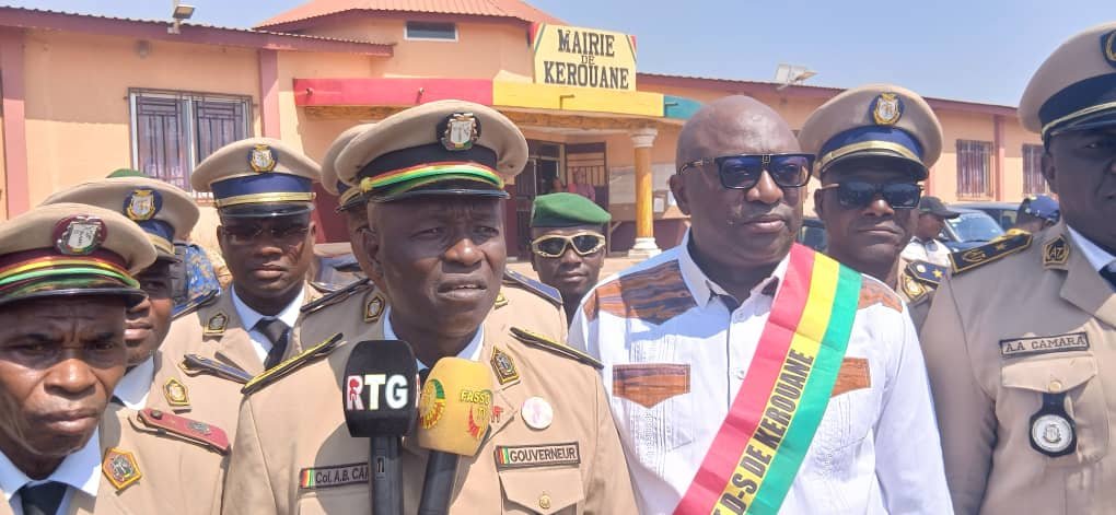 Tournée régionale : le Gouverneur de Kankan mobilise Kerouané autour du message du Chef de l’État