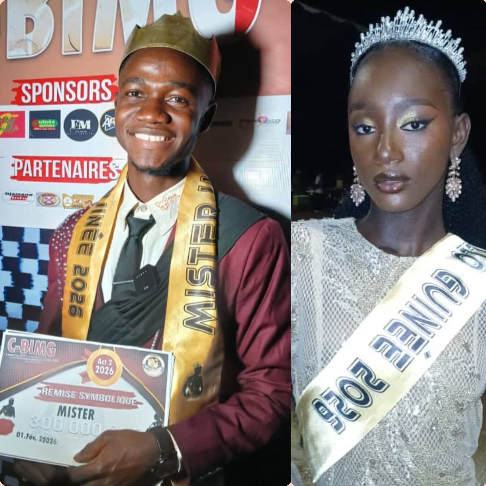 Kankan : gbessan kanté et mohamed sylla sacrés miss et mister des plus beaux intellos de guinée Kankan : gbessan kanté et mohamed sylla sacrés miss et mister des plus beaux intellos de guinée