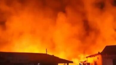 Siguiri : le grand marché de léro ravagé par un incendie dans la nuit du 19 au 20 mars 2026