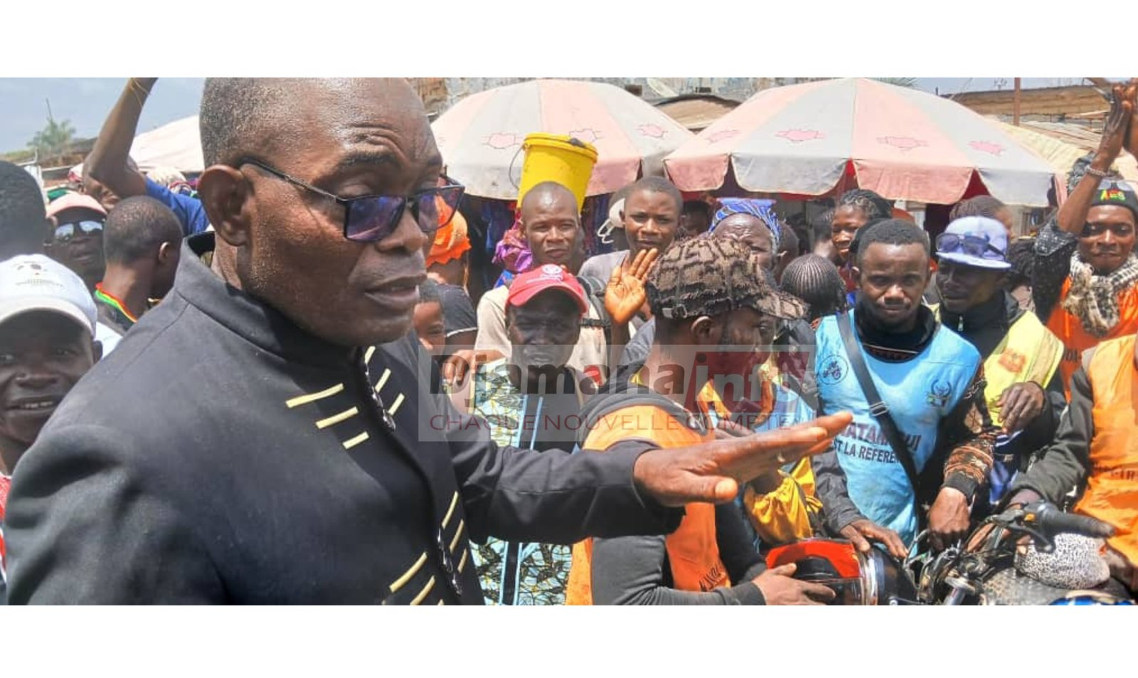 Rumeurs sur la situation guinée–liberia : le préfet kandia mara descend au marché de guéckédou