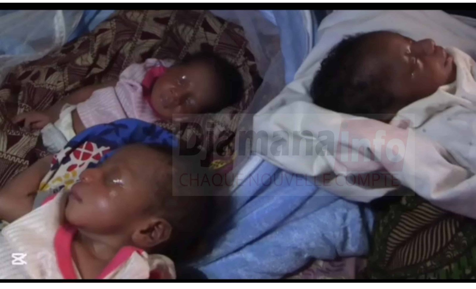 Kankan : un couple donne naissance à des triplés et lance un appel à l’aide aux autorités et aux personnes de bonne volonté