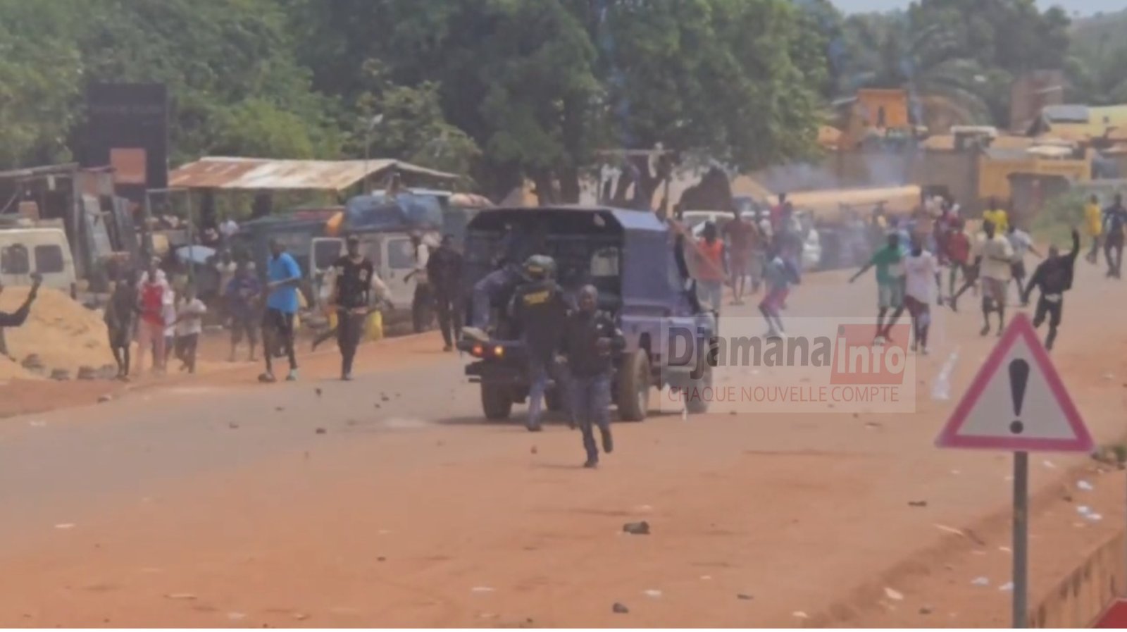 Kankan : tensions et barricades après la mort de karifa condé lors d’une poursuite policière