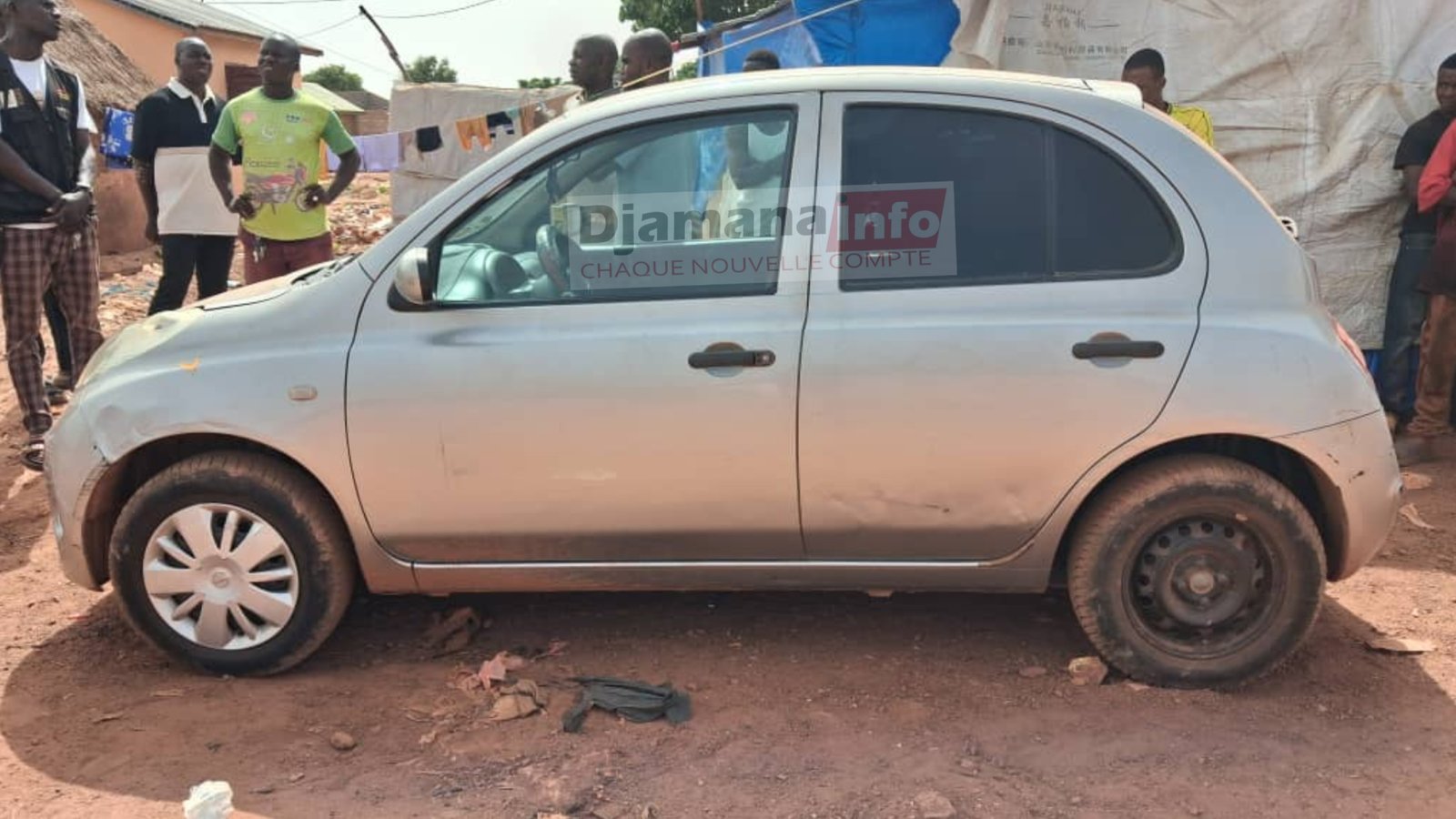 Vol d’engin roulant à siguiri : une nissan micra retrouvée quelques heures après son enlèvement