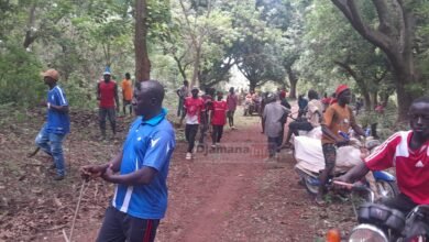 Kankan : forte mobilisation à kouroulamini dalala pour le reprofilage de la piste rurale