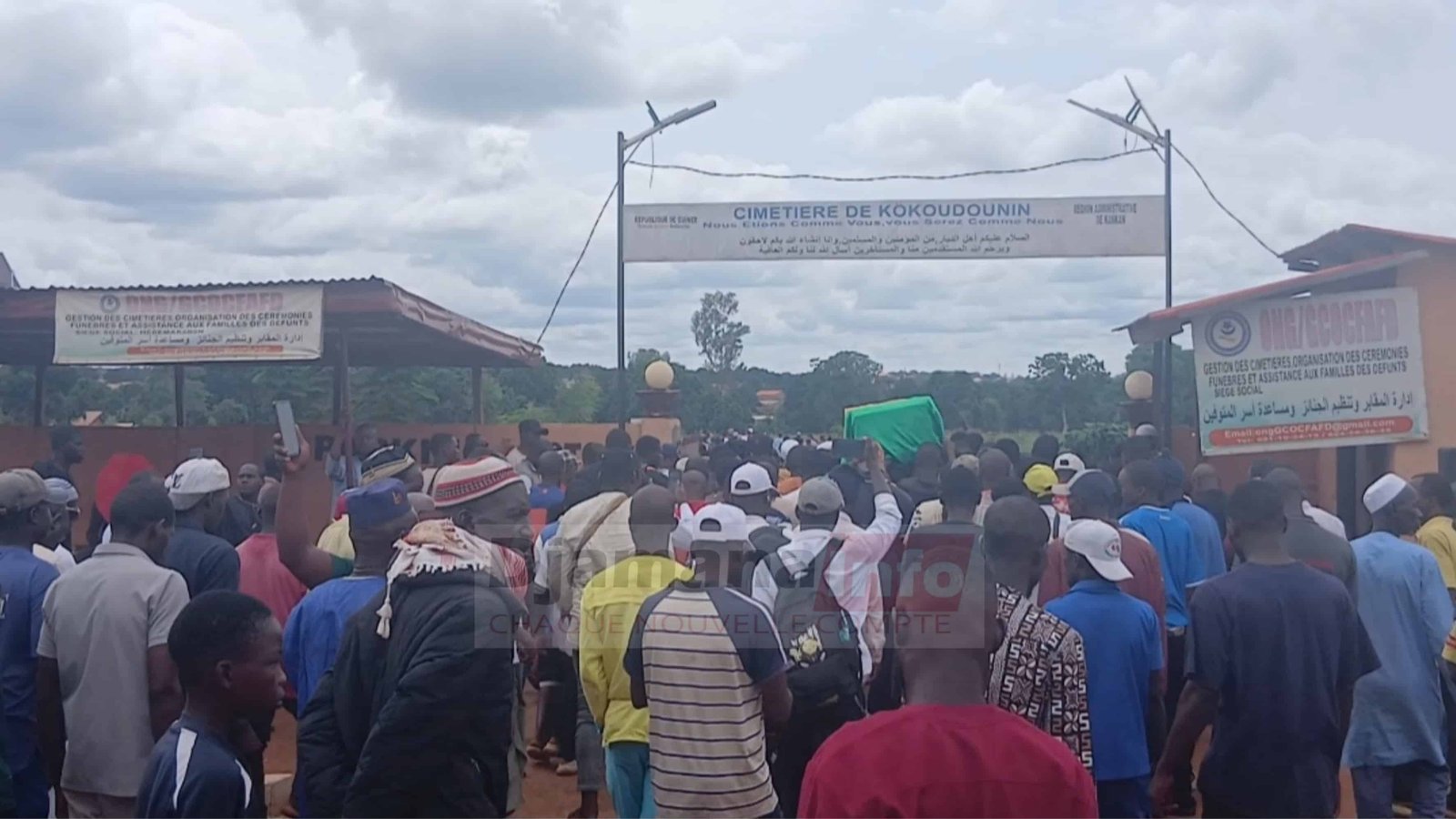 Kankan : le journaliste demba kéïta inhumé dans une vive émotion au cimetière de kokoudounin