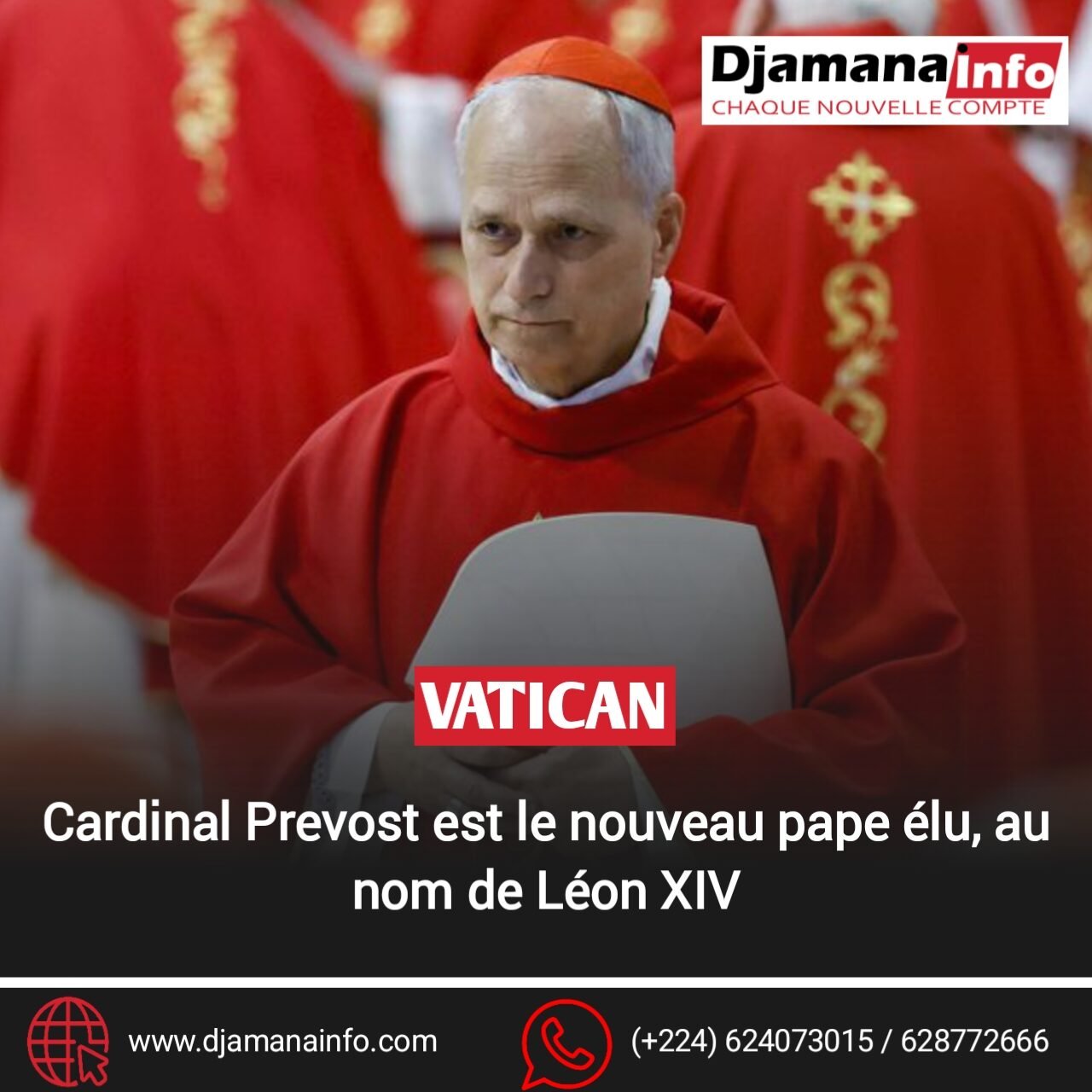 PORTRAIT – Léon XIV : Qui est le cardinal Prevost, le nouveau pape élu ? 1 PORTRAIT – Léon XIV : Qui est le cardinal Prevost, le nouveau pape élu ?