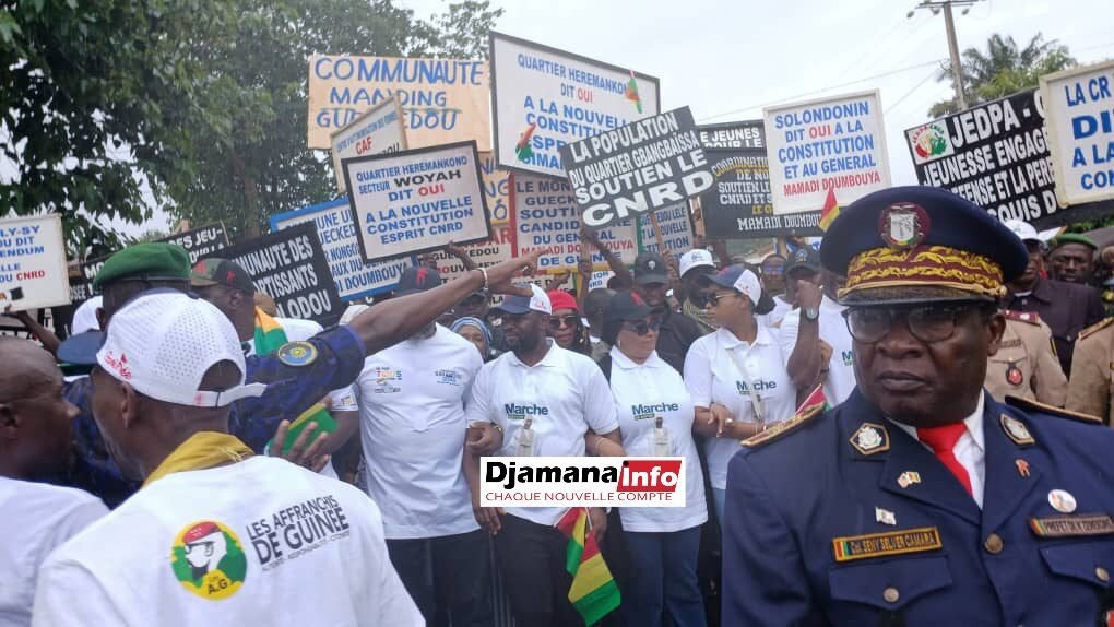 Gueckédou : Large mobilisation citoyenne en soutien au Général Mamadi Doumbouya et à l’avant-projet de Constitution 1 Gueckédou : Large mobilisation citoyenne en soutien au Général Mamadi Doumbouya et à l’avant-projet de Constitution